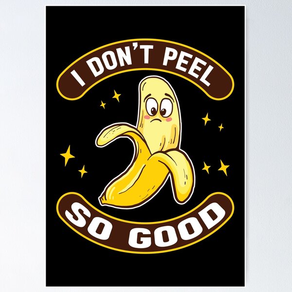 I Love Bananas - Funny Banana  Poster for Sale by MihailRailean