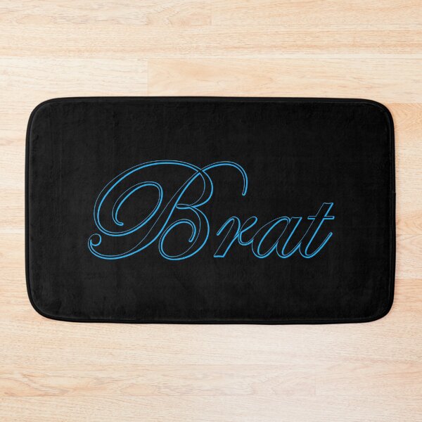 Item preview, Brat - Cyan on Black designed and sold by TeaseMePleaseMe.