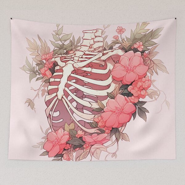 Item preview, Eternal Blossom - Flowery Ribcage Anatomy designed and sold by Syphi.
