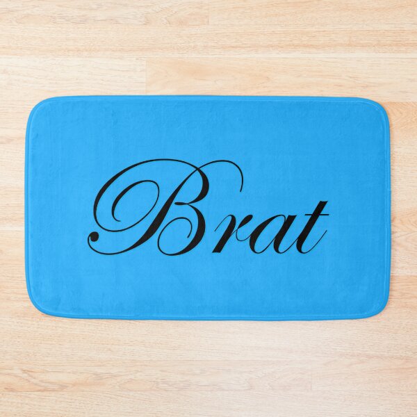 Item preview, Brat - Black on Cyan designed and sold by TeaseMePleaseMe.