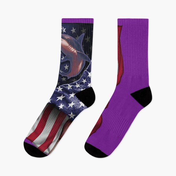 Item preview, Day Of Independence US Flag Hammerhead Shark 		 designed and sold by gttsejntbwl42.