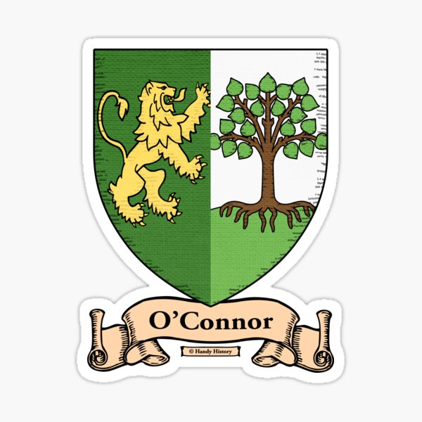 Item preview, O'CONNOR - Coat of Arms - Family Crest - (Sligo) designed and sold by HandyHistory.