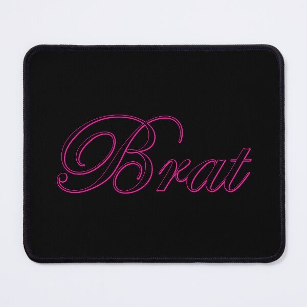 Item preview, Brat - Hot Pink on Black designed and sold by TeaseMePleaseMe.
