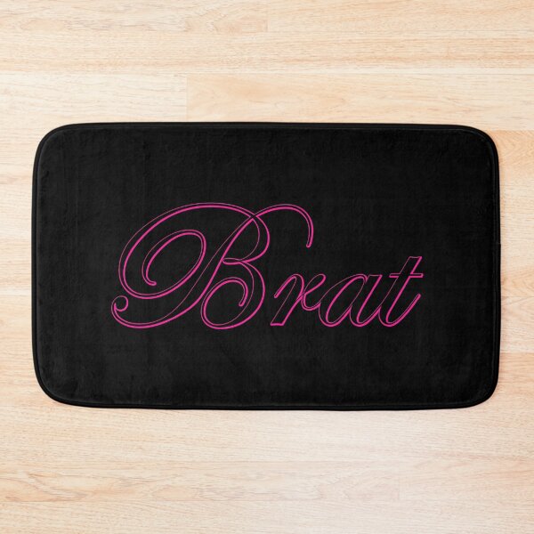 Item preview, Brat - Hot Pink on Black designed and sold by TeaseMePleaseMe.