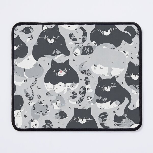 Item preview, Chonky Cats Seamless Patterns: Whimsical and Symmetrical Designs designed and sold by cocomikozza.