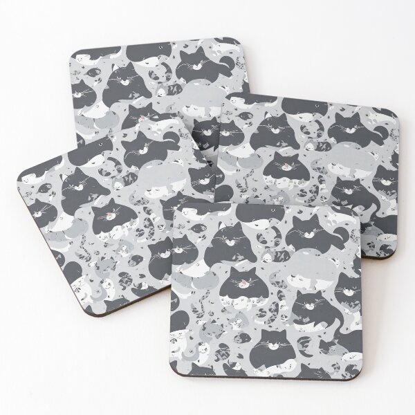 Item preview, Chonky Cats Seamless Patterns: Whimsical and Symmetrical Designs designed and sold by cocomikozza.