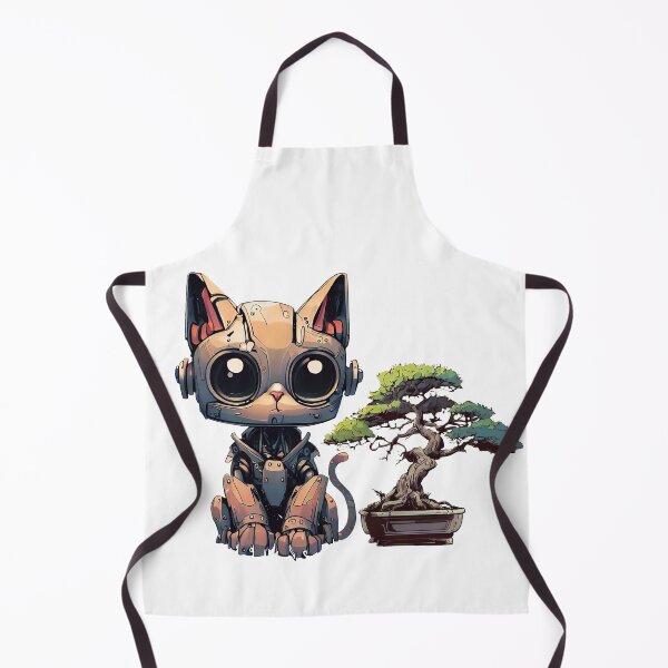 Item preview, Robo-Cat With Bonsai Tree! designed and sold by kukamatsu.