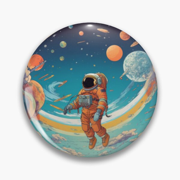Item preview, Astro in space  designed and sold by MixedModernArt.
