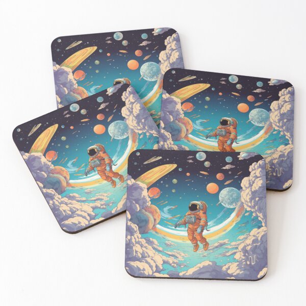 Item preview, Astro in space  designed and sold by MixedModernArt.