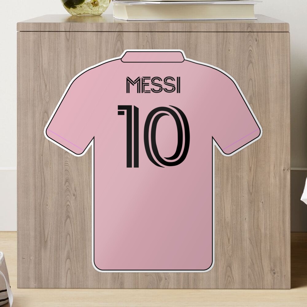 Lionel Messi Jersey Sticker Sticker for Sale by cbaunoch