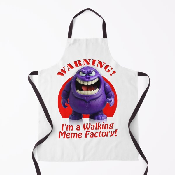 Item preview, Grimace-Warning: I'm a walking meme factory designed and sold by printroute.