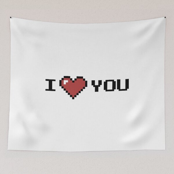 Item preview, I heart you valentines day Pixel designed and sold by occultart.