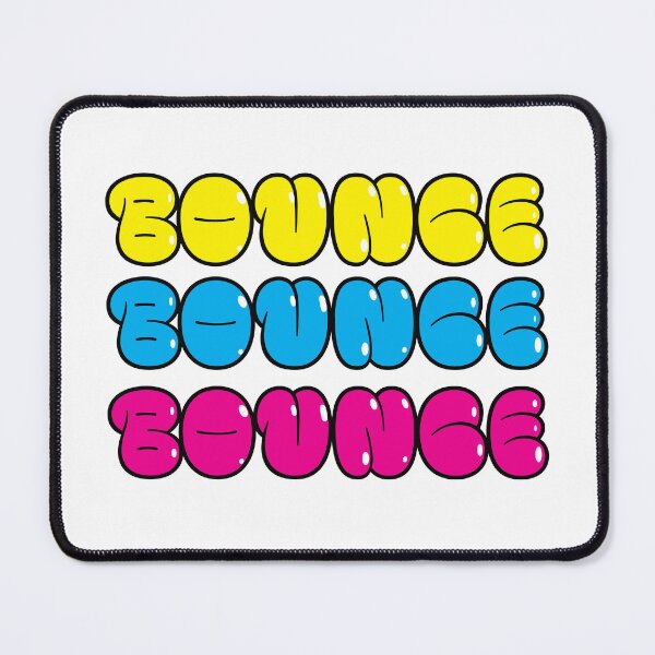 Item preview, Bounce Bounce Bounce - Yellow, Cyan, and Magenta designed and sold by SorryFrog.