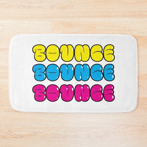 Item preview, Bounce Bounce Bounce - Yellow, Cyan, and Magenta designed and sold by SorryFrog.