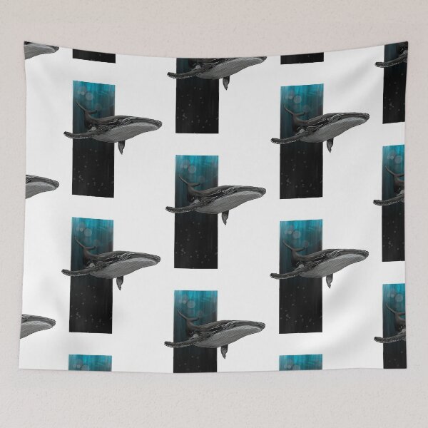 Item preview, whale, ocean,sea,wild,life,beautiful,deep,sound,solitude,52 hertz, underwater, designed and sold by Zagalar.