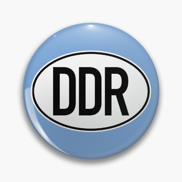 Item preview, DDR license plate (two-tone) designed and sold by VEB Ostladen.