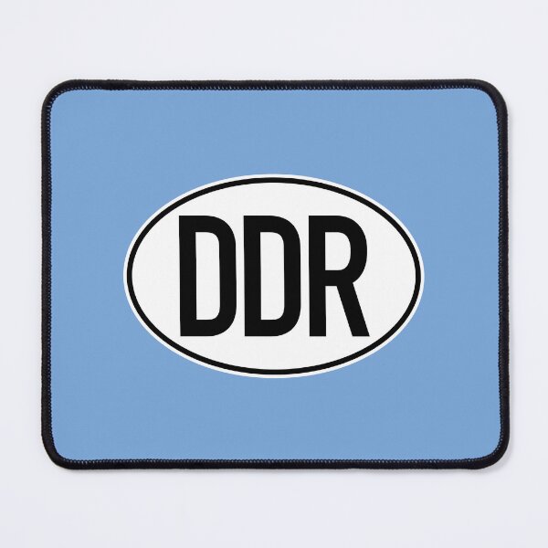 Item preview, DDR license plate (two-tone) designed and sold by VEB Ostladen.