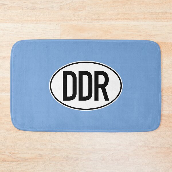 Item preview, DDR license plate (two-tone) designed and sold by VEB Ostladen.