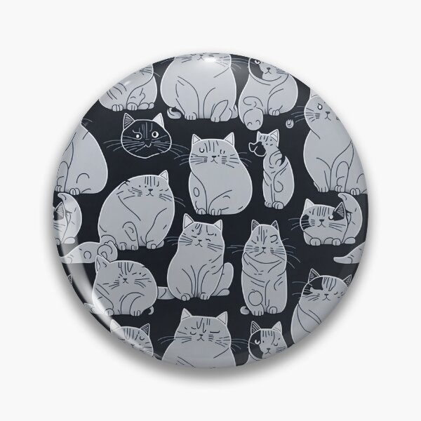Item preview, Chonky Cat Seamless Patterns: Small-Sized Whimsical Designs designed and sold by cocomikozza.