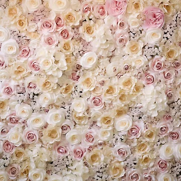 Artwork thumbnail, Pink Roses Floral by CoputerEasel