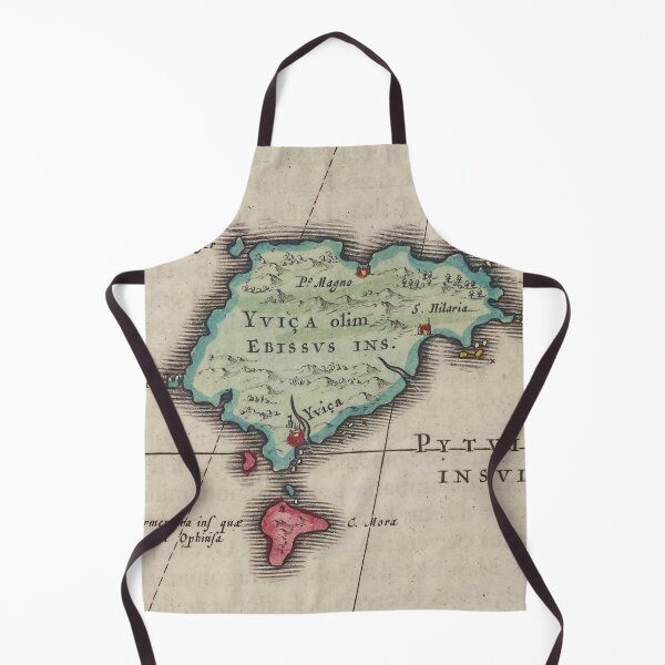 Item preview, Vintage Map of Ibiza Spain (1665) designed and sold by BravuraMedia.