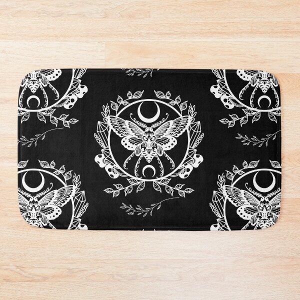 Item preview, Decorative Moth White Line Art Design designed and sold by EarthArtDesigns.