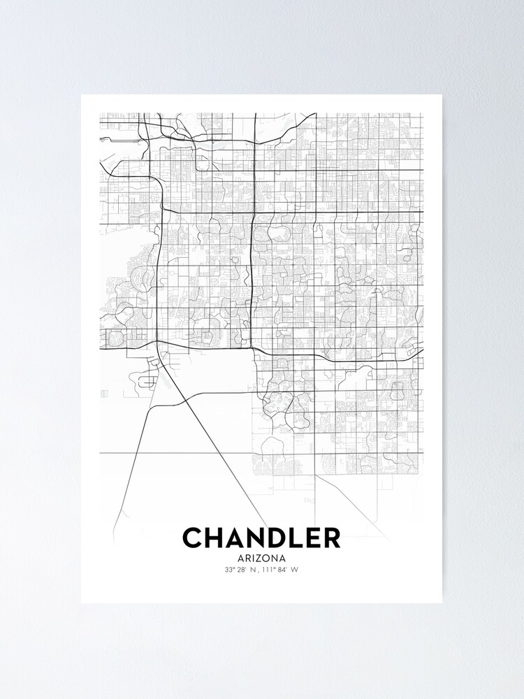 Chandler Zip Code Area Map