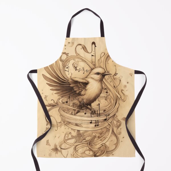 Item preview, Charcoal and Coffee drawing of Bird’s song 12 designed and sold by Art by Lilia.