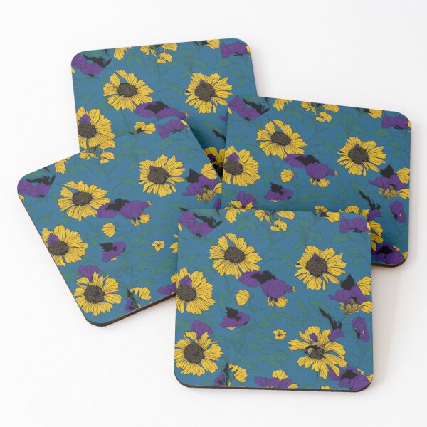 Item preview, Sunflower Tiled Art: Mystical Garden Seamless Flower Design designed and sold by cocomikozza.