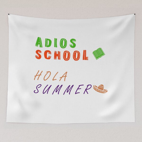 Item preview, Adios School Hola Summer designed and sold by Kacpi-Design.