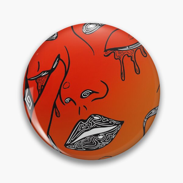 Item preview, Retro Abstract Crying Woman -Vintage Comic Pop-art - Black and Red designed and sold by Mitch616Art.