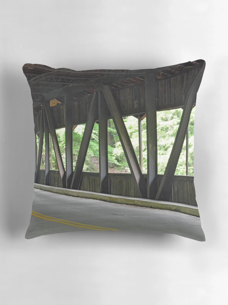 Thumbnail 3 of 4, Pillow, Inner Bridge designed and sold by RabbitHole13.