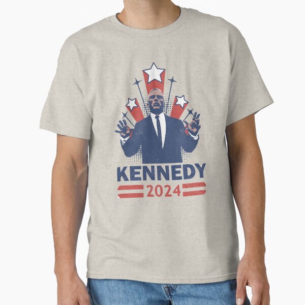 Artikel-Vorschau von Kennedy 2024 RFK Jr. für President Retro Stars, designt und verkauft von The Masked Designer.
