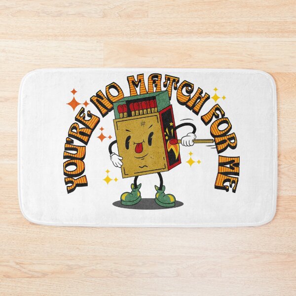 Item preview, Vintage Match Adorable Mascot Design designed and sold by WilDigitalFinds.