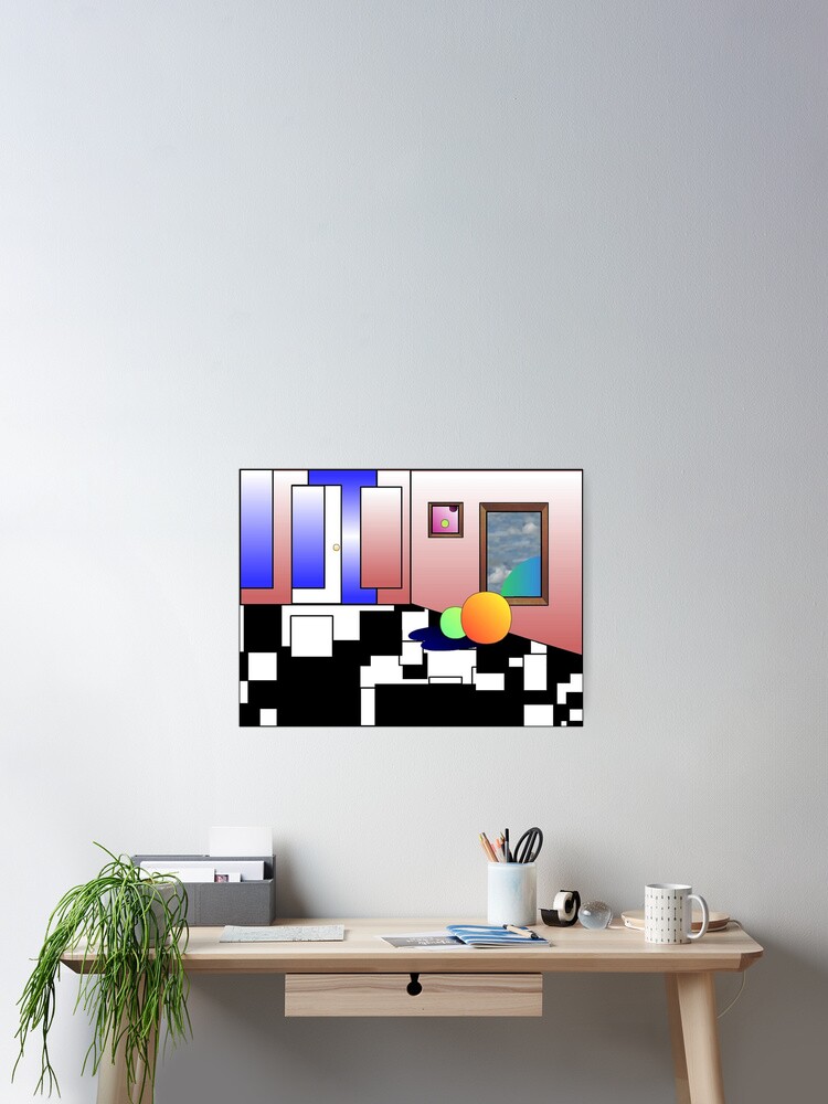 Thumbnail 2 of 3, Poster, Air designed and sold by PlaidRat.