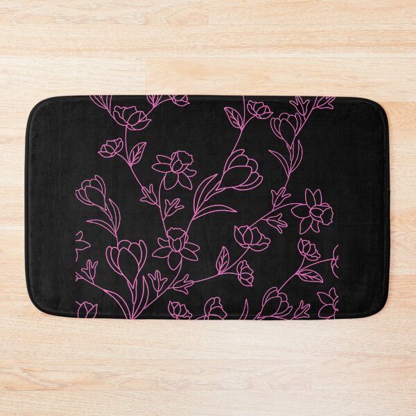 Item preview, flower lines pattern pink designed and sold by Cactus202.