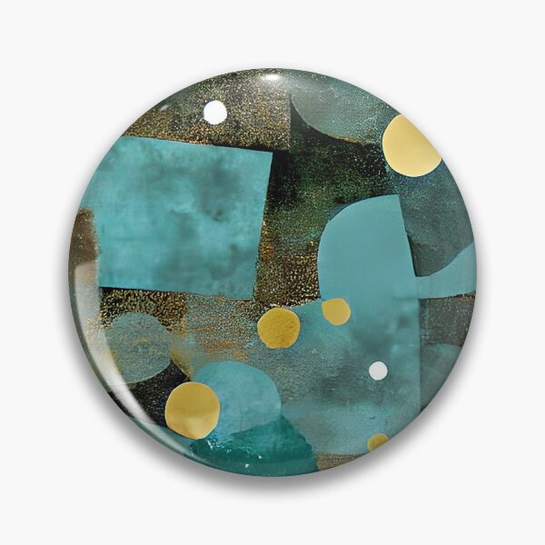 Item preview, Gold and blue abstract textures and shapes designed and sold by ibelieveimages.