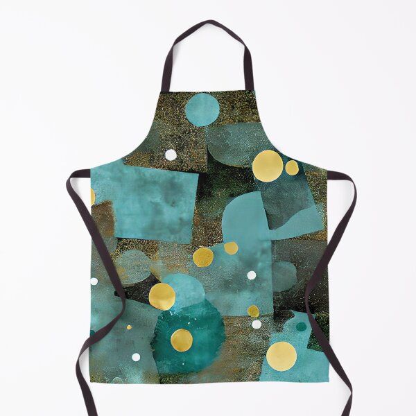 Item preview, Gold and blue abstract textures and shapes designed and sold by ibelieveimages.