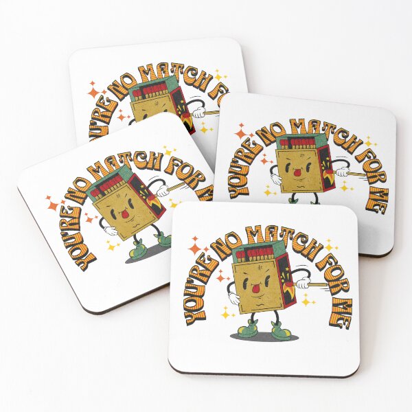 Item preview, Vintage Match Adorable Mascot Design designed and sold by WilDigitalFinds.
