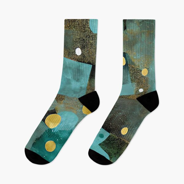 Item preview, Gold and blue abstract textures and shapes designed and sold by ibelieveimages.