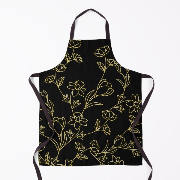Item preview, flower lines pattern yellow designed and sold by Cactus202.