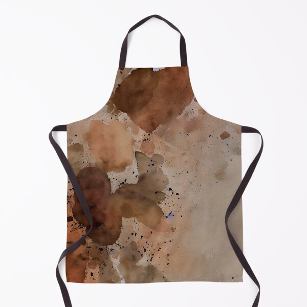 Aperçu de l'œuvre Earth tones watercolor paint splatter créée et vendue par ibelieveimages.