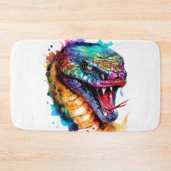 Item preview, "The Dazzling Splendor of the Serpent: A Hyperrealistic Ink Painting" designed and sold by CHRIST5000.