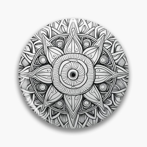 Artikelvorschau, Mandala-Kunst entworfen und verkauft von Posivibez Designs.