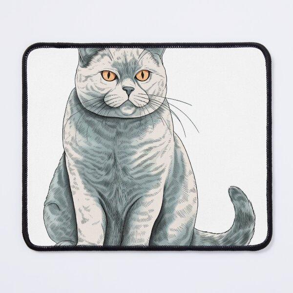 Item preview, British Shorthair Cat Design - Playful Activity designed and sold by DooodleGod.