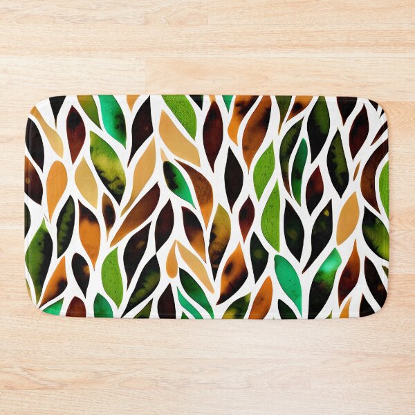 Item preview, Earth tones watercolor leaves designed and sold by ibelieveimages.
