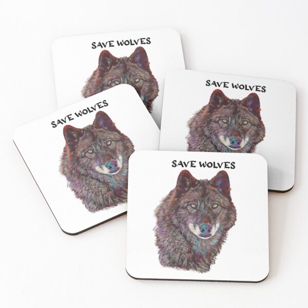 Item preview, Wolf Stare - Wolf Face - Save Wolves designed and sold by agross521.