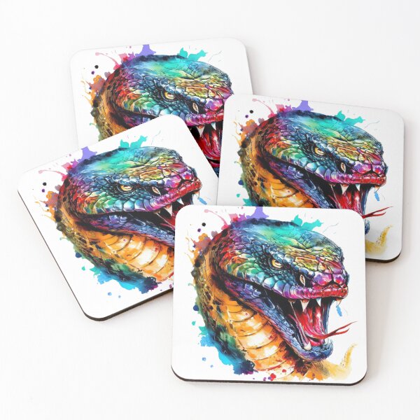Item preview, "The Dazzling Splendor of the Serpent: A Hyperrealistic Ink Painting" designed and sold by CHRIST5000.