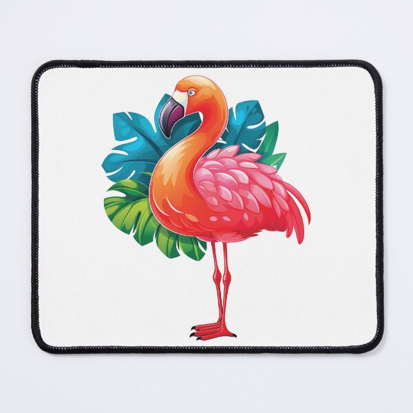 Item preview, Charming Kawaii Flamingo | Cute Pink Bird | Tropical Vibes designed and sold by PopPopGfx.