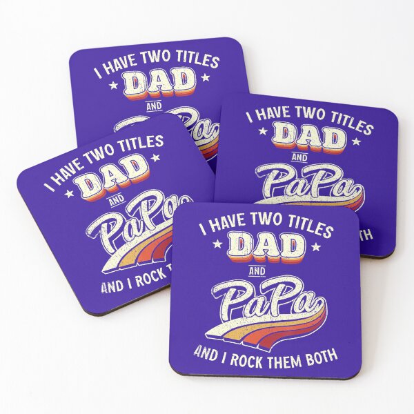 Item preview, I Have Two Titles Dad And Papa 	 Retro Decor Dad Papa 	 	 designed and sold by sgyywgci87.